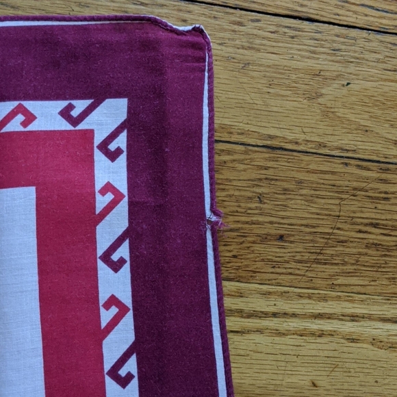 Vintage 1940s-50s Art Deco style Men's Handkerchie - Picture 3 of 4